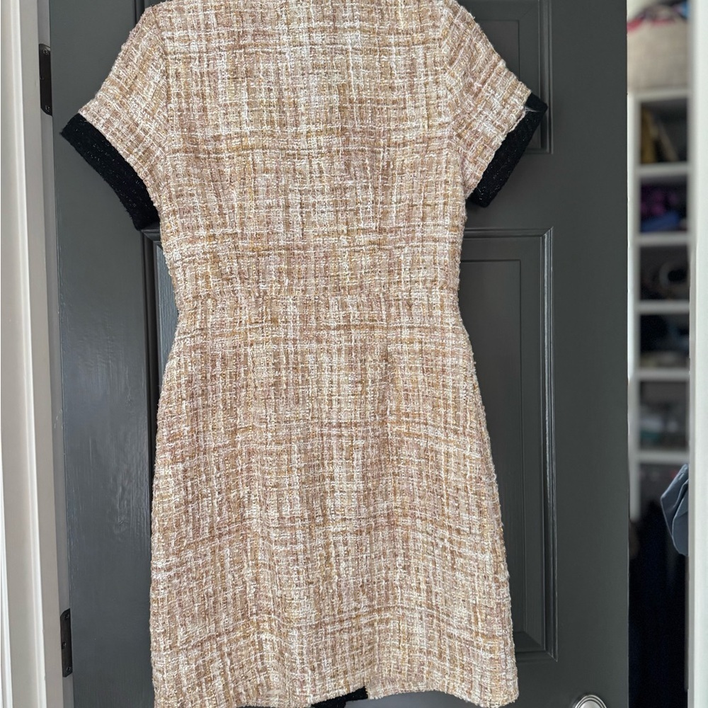Alexia Admor Beige and Black Tweed Mini Dress - Picture 3 of 5